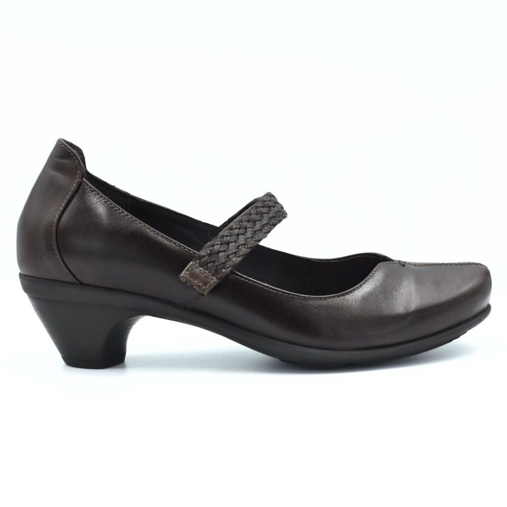 NAOT Forward Mary Jane Shoes Women’s EU 39 US 8 Brown Leather Comfort Low Heel - Picture 5 of 11